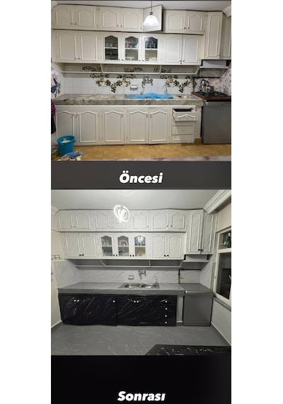 -tezgah,mermer,fayans Boyası Seti Vernik Ve Astar Gerektirmez Mutfak Ve Banyo Boyası 1kg 1 L