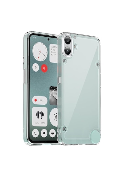 Caseonn Nothing Cmf Phone 1 Kılıf Kamera Korumalı Darbe Emici Şeffaf Arka Kapak Tam Şeffaf