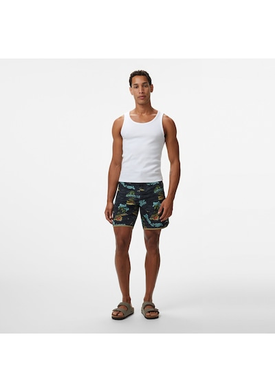 Quiksilver Surfsilk Scallop 18 Erkek Siyah Deniz Şortu Eqybs04862