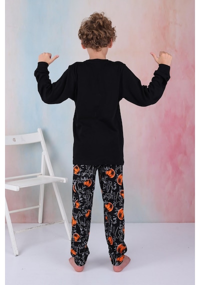 Yeni Sezon Erkek Çocuk Gez Garson Basketball Uzun Kollu Pamuk İnterlok Pijama Takımı 5154-siyah Siyah Yeni Sezon Erkek Çocuk Gez Garson Basketball Uzun Kollu Pamuk İnterlok Pijama Takımı 5154-siyah Siyah