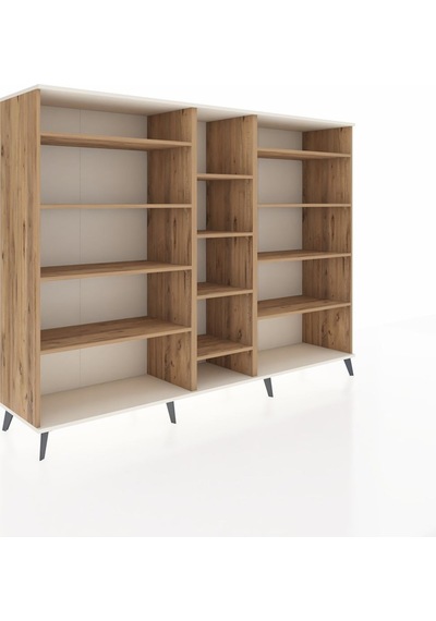 Hyperion Dolap 11 Raflı 220x44x163 Çam-aytaşı/çam Aytası/atlas Çam - Atlas Çam