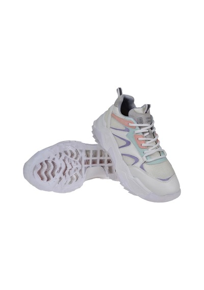 Pullman Kadın Spor Ayakkabı Sneaker Sms-65142 Beyaz Multi-beyaz Multi Beyaz