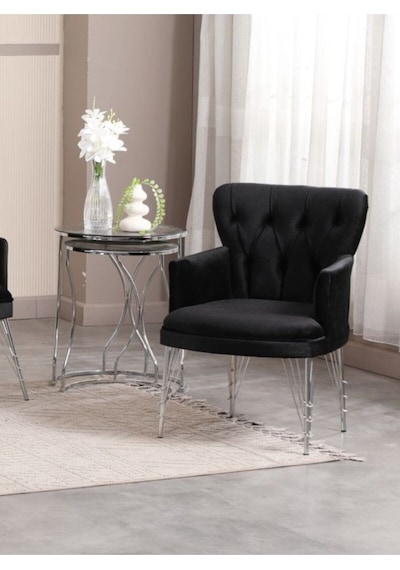 Garden House Siyah Kumaş Gümüş Metal Ayak Çay Seti Koltuk Takımı Ofis Koltuk Takımı Siyah Garden House Siyah Kumaş Gümüş Metal Ayak Çay Seti Koltuk Takımı Ofis Koltuk Takımı Siyah