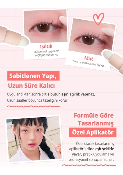 Topaklanma Yapmadan Kolayca Uygulanan Kalem Far Perıpera Mood In Shade Eye Stick M01 Lazy Peach M01 Lazy Peach
