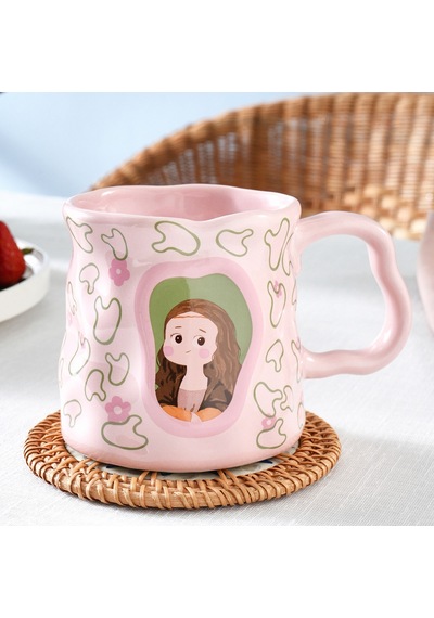 Karaca Canvas Pembe Kupa 380 Ml