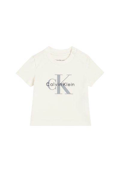 Calvin Klein Bebek Tişört Lv1cktja50 Krem