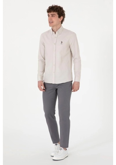 U.S. Polo Assn. U.s. Polo Assn. Erkek Gömlek Gri U.S. Polo Assn. U.s. Polo Assn. Erkek Gömlek Gri