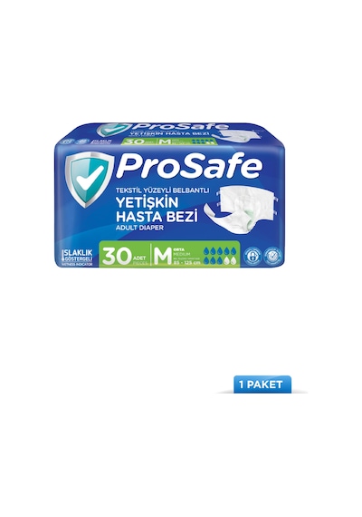 Prosafe Belbantlı Yetişkin Hasta Bezi M 30'lu M