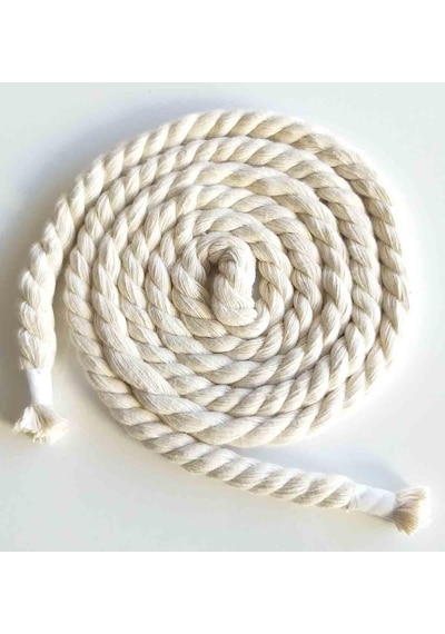 Angel Çanta Aksesuar 15 Mm Pamuk Halat Makreme İpi 1 Metre