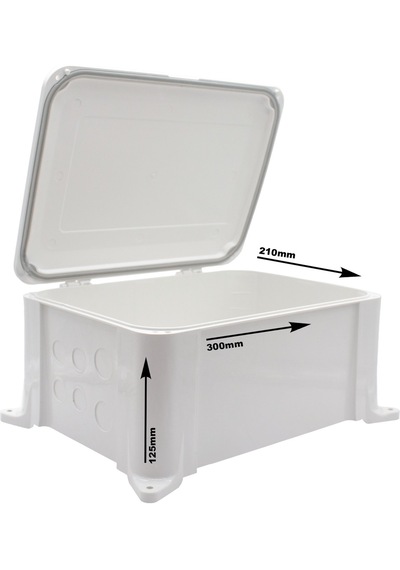 Baff Abs Plastik Dış Mekan Kamera,swich, Nvr-dvr Saha Panosu 210x300x125 Mm Ip65 Su Geçirmez Kamera Ve Elektrik Bağlantı
