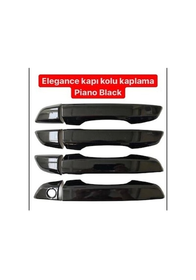 Civic Fc5 İçin Uyumlu Dış Kapı Kolu Piano Black Parlak Siyah 2016-2021
