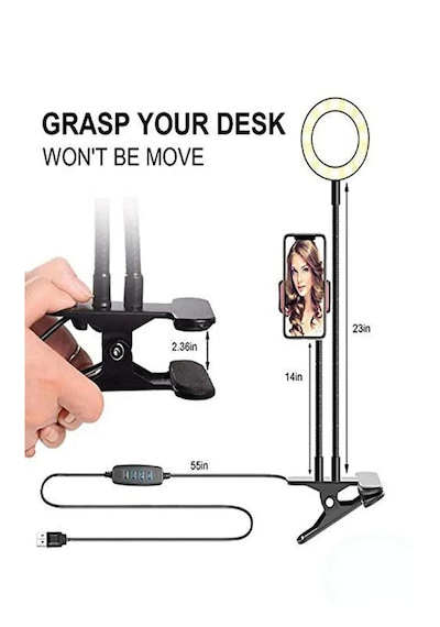 Led Ring Light Youtuber Light Stüdyo Işığı Akrobat Selfie Led Mas