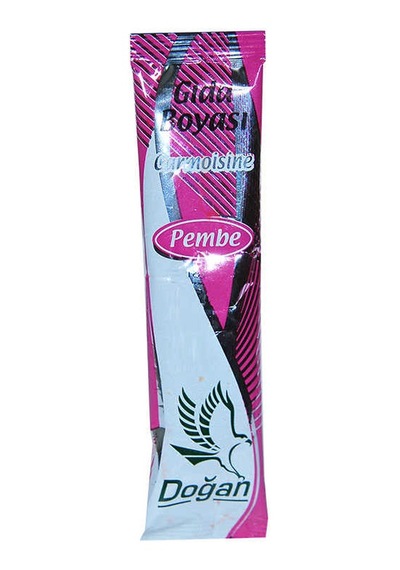 Pasta Şerbet Slime Gıda Boyası Pembe Toz 9 Gr Paket