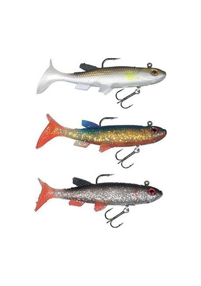 Silikon Balık Yem Seti - Spro - 8cm - İğneli - Sn-shad 4662.16g.as5