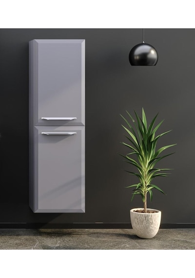 Orka Nuvola 80 Cm Mdf Gri Banyo Dolabı Takımı Ve Boy Dolabı Gri Orka Nuvola 80 Cm Mdf Gri Banyo Dolabı Takımı Ve Boy Dolabı Gri