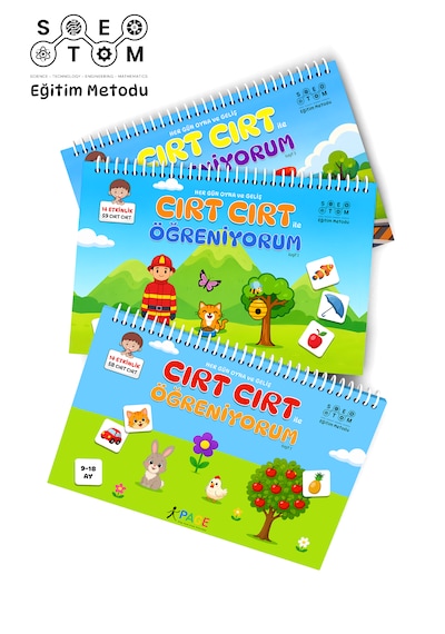 3lü Set / Cırt Cırt İle Öğreniyorum 1 Adet