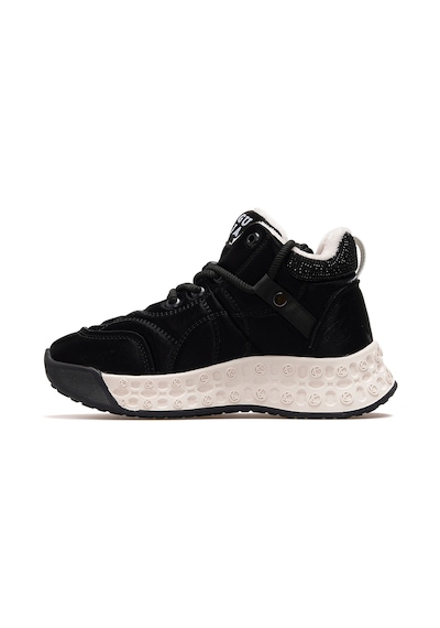 Guja Kadın Deri Kürklü Sneaker Bot 25k 25k316 Z Siyah Siyah