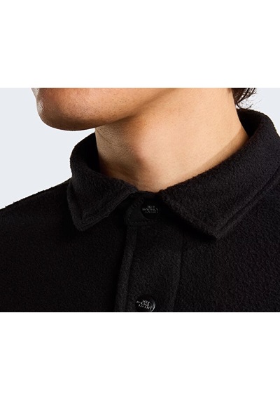 The North Face M Open Range Fleece Long Sleeve Shırt Erkek Outdoor Polar Ceket Nf0a8jk3jk31 Siyah