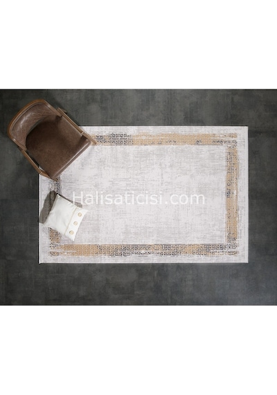 Gümüşsuyu Halı Black&Brown 11298 Sarı