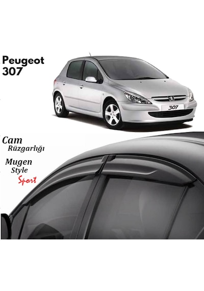 Peugeot 308 Mugen Tip Cam Rüzgarlığı Ön Arka 4'Lü Sunplex