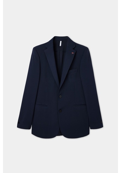 Twn Slim Fit Lacivert Armürlü Kumaş Ceket 6ec04bb01474m 101
