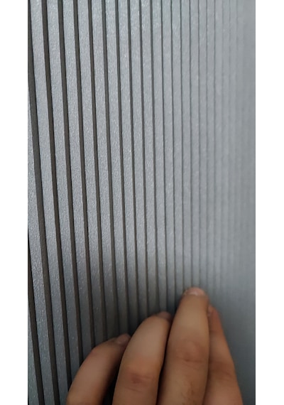 Isı Yalıtımlı %100 Karartma Blackout Plise Seperatör Kapı - Honeycomb Petek Dokulu Katlanır Kapı Ölçü - 100X230