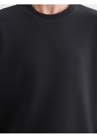 Lcw Vision Antrasit Regular Fit Bisiklet Yaka Erkek Sweatshirt