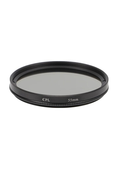 55mm Cpl Polarize Filtre Dairesel Polarizasyon, Yansıma Azaltıcı, Metal Çerçeve