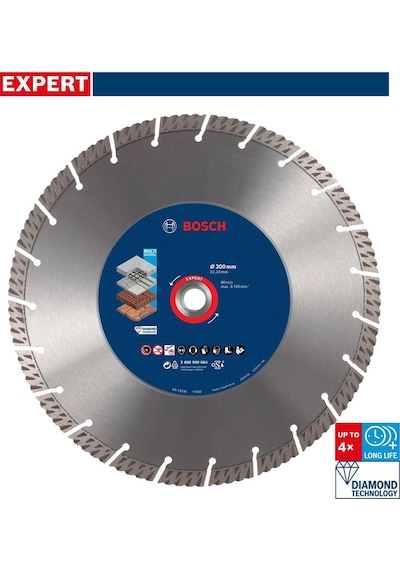 Bosch Expert 300 Mm Yapı Malzemeleri Elmas Kesme Diski 2608900664