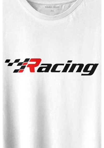 Racing Formula 1 Araba Yarışı Motor Drag Baskılı Tişört Unisex T-shirt 001