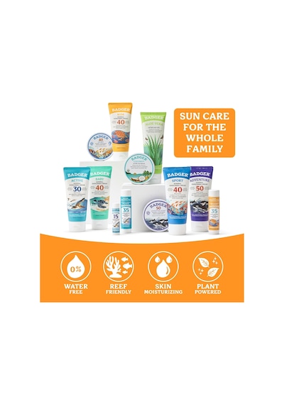 Badger Çocuk Turuncu Güneş Kremi Stick Spf35 Kolay Sürülüm 18.4 Gr