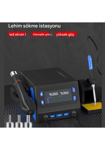 Sunline 866d+ Brushless Sıcak Hava Üflemeli Havya İstasyonu