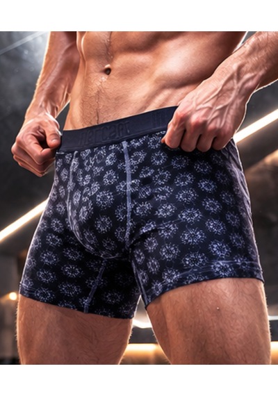 Mercan Yıldız Desenli Rahat Boxer - Yıldızlar Gibi Parla Bej
