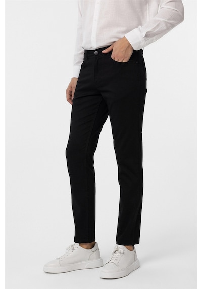 Süvari Siyah Slim Fit 5 Cep Kalıp Armürlü Kanvas Pantolon-35421 Siyah Süvari Siyah Slim Fit 5 Cep Kalıp Armürlü Kanvas Pantolon-35421 Siyah