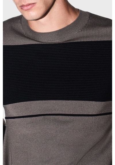 Armani Exchange Yün Karışımlı Regular Fit Yuvarlak Yaka Kazak Erkek Kazak Xm002730 Af14007 M6029 Kahve-siyah Armani Exchange Yün Karışımlı Regular Fit Yuvarlak Yaka Kazak Erkek Kazak Xm002730 Af14007 M6029 Kahve-siyah