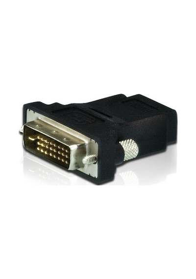 Aten 2a-127g Dvı-d 24+1 To Hdmı Erkek-dişi Siyah Dönüştürücü Adaptör