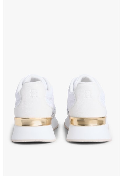 Tommy Hilfiger Th Chic Monogram Runner Beyaz Kadın Sneaker-13417 Beyaz