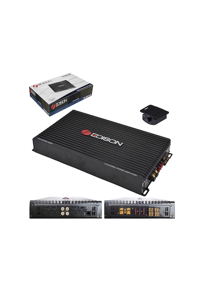 Edison Ed-2000.4ab 4 Kanal Mosfet Güçlü Anfi 4x200w Rms Bass Kontrol
