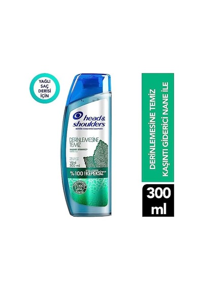 & Shoulders Derinlemesine Temizlik Şampuan Kaşıntı Giderici Nane 300 Ml