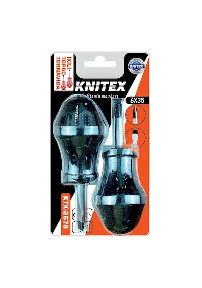 2pcs - Yıldız-düz Topaç Tornavida Seti 6x35 5523