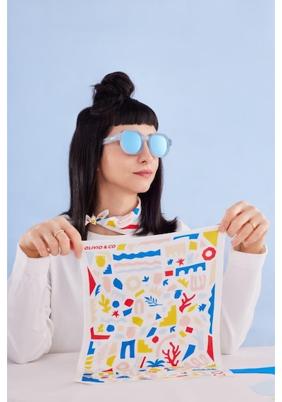 Olivio&co Creative Edition Junior Güneş Gözlüğü - Cloud White Çok Renkli