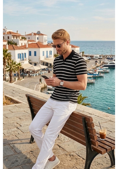 Buratti Erkek Polo T Shirt 5904022 Siyah