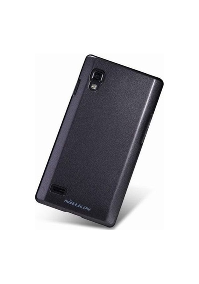 Nillkin Optimus L9 İle Uyumlu Parlak Sert Kauçuk Kılıf Siyah