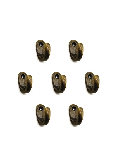 Büyük Tekli Fincan Askı, Dekor Askısı - Antik, 12x23x30 Mm Çokrenkli