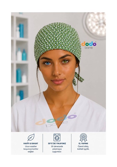 Yeşil Cerrahi Bone , Medikal Saç Bonesi , Doktorlar , Diş Hekimleri , Hemşireler , İçin 4808 Yeşil
