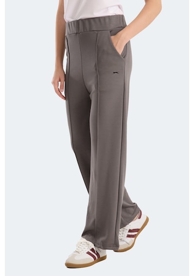 Slazenger Vılle Czg Kadın Bol Paça Koyu Gri Eşofman Altı Koyu Gri