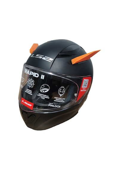 Motospartan Kask Süsü Kanat Turuncu