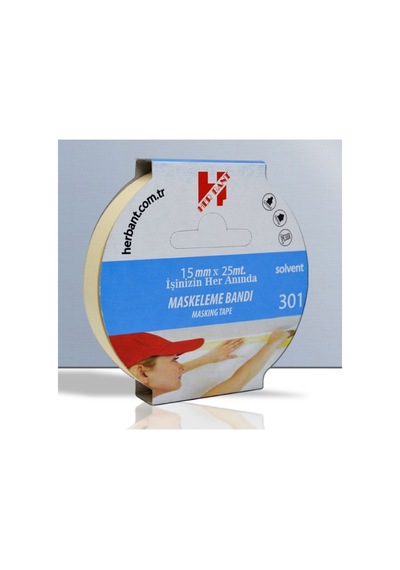15mmx25mt Maskeleme Band Doğal Kauçuk Hotmelt Bant Yüksek Kalite