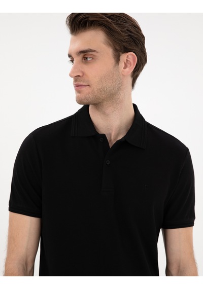 Pierre Cardin Erkek Siyah Tişört Basic 50306448-vr046 Siyah