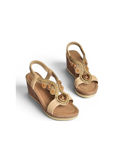 Fox Shoes Y274501609 Ten Dolgu Tabanlı Kadın Sandalet
